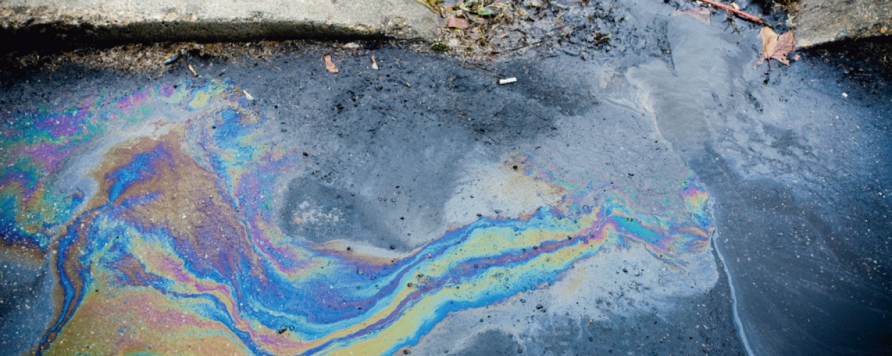 Oil spill. MSR Photo